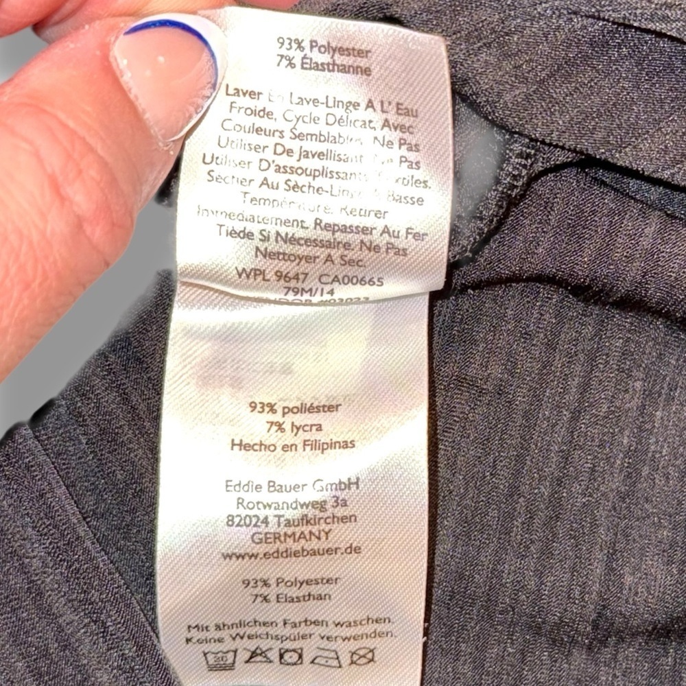 EDDIE BAUER Women's Trail Light Draped-Back Tank Top - XL Black - Picture 10 of 15